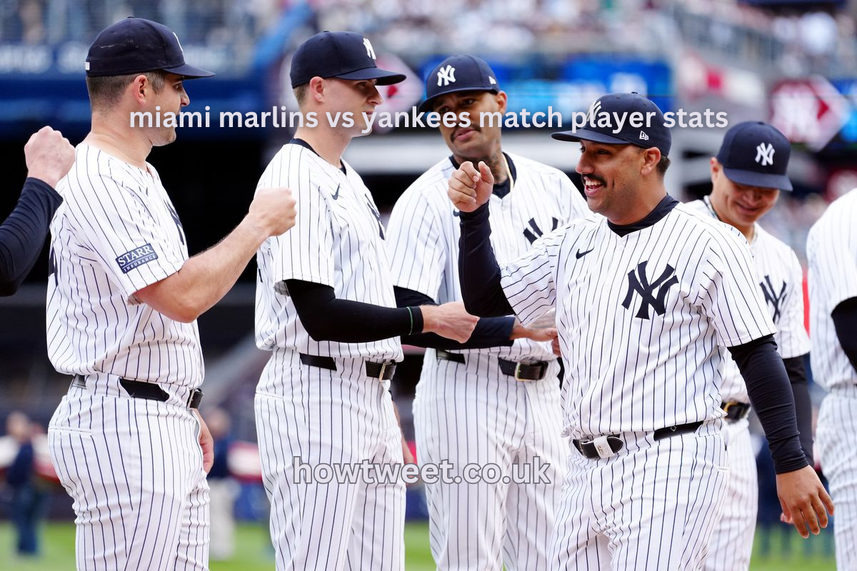 miami marlins vs yankees match player stats